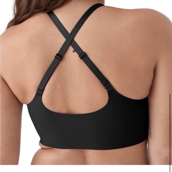TRUE & CO. Black triangle convertible wirefree pullover soft bra size medium NWT - Picture 7 of 10